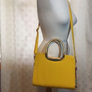 Fashionable Yellow Cross Body Bag NWOT